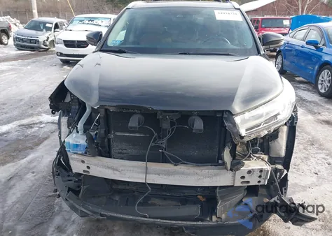 2017 Toyota Highlander Limited Platinum from USA, damaged, VIN 5TDDZRFH9HS483165